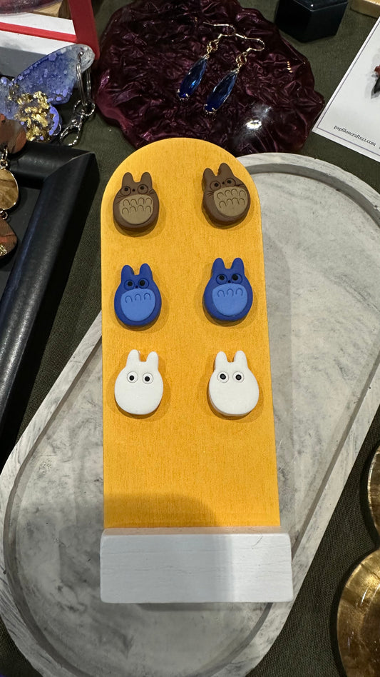 Totoro earrings